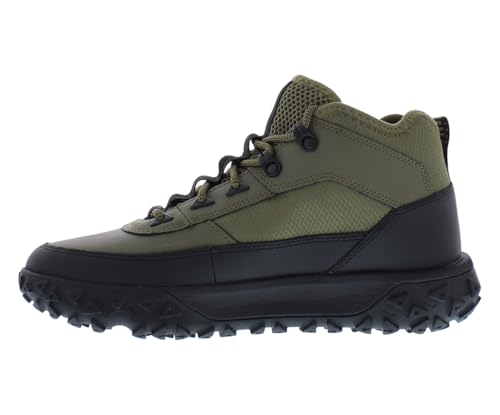Image of Timberland Greenstride Motion 6 Mid Lace Hiker Boot Mens Shoes Size 11, Color: Dark Green Helcor-Green