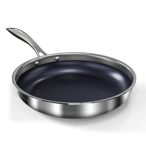 WhatsClad 10' Hybrid Ceramic Nonstick Frying Pan, 3-Ply...