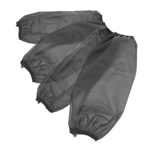 OSALADI 2 Pares manga impermeable protector de brazo de cocina mangas de brazo a prueba de aceite mangas a prueba de aceite protector de antebrazo impermeable mangas de trabajo tpu Black