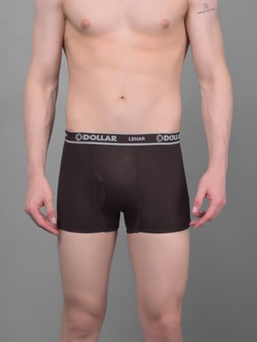 Image of Dollar Lehar Mens Combed Cotton Trunk - Actual Colour May Vary
