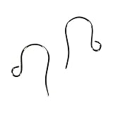 NBK Earrings Hook 10 Pairs W12 x H10 mm Black Nickel A12 – 480