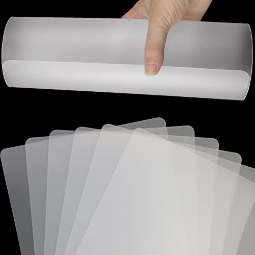 Tecmisse Plastic Placemats Clear, 20 Pcs Protective Plastic Sheets, Heat Resistant Washable Plastic Table Mats For Kitchen, Dining Table, Office Desk, Shelves And Art Crafting, 15.7 X 11.8 Inch #TOP3