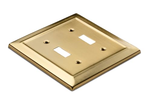 Placa de pared de aluminio Monarch Abode para solucionar marcos rotos de interruptor 8