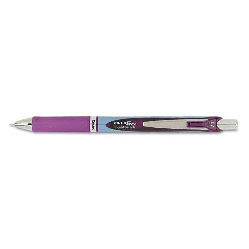EnerGel RTX Stylo rétractable violet à séchage rapide Pentel pointe moyenne
