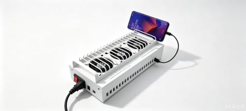 20 USB Ports Phone Farm Storage Box USB Hub Android Phone Group Control Box Charger Click Bot Organizer Storage Basket