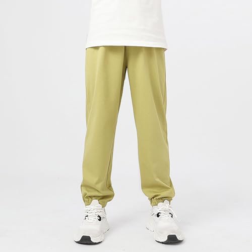 Teen Boys Girls Baggy Sweatpants Kids Wide Leg Loose Pants Elastic Waist Solid Color Trousers Loose Fit Casual Joggers2