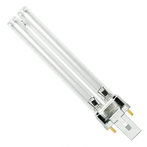 MARINE COLOR SunSun 9W G23 2 Pin Base UV Replacement Bulb for JUP-01, HW-303B, 304B-HW, CF400UV, CF500UV