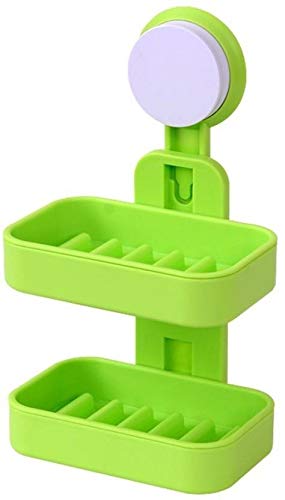 RAJA DHIRAJ Plastic Double Layer - Soap Stand, Holder, Wall Soap Box Strong Vacuum Dispenser Tray for Kitchen, Bathroom for Ceramic Tiles and Glass Partitions Only (B08NV9TR7Z) Amazon Price History, Amazon Price Tracker