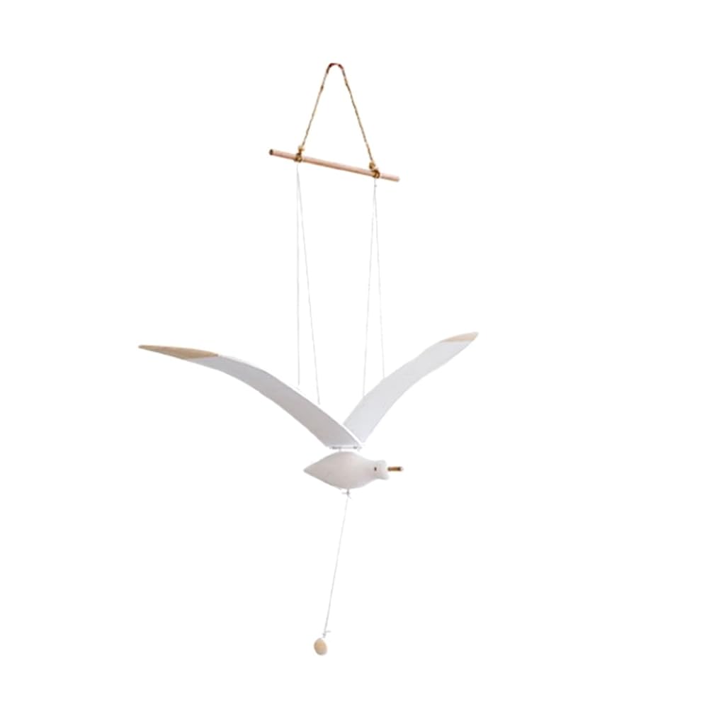 Fliegende Möwen zum Aufhängen, Flügel, Fliegende Möwe, Deckenanhänger, Einzigartige Heim- und Nautische Wanddekoration, Langlebiges