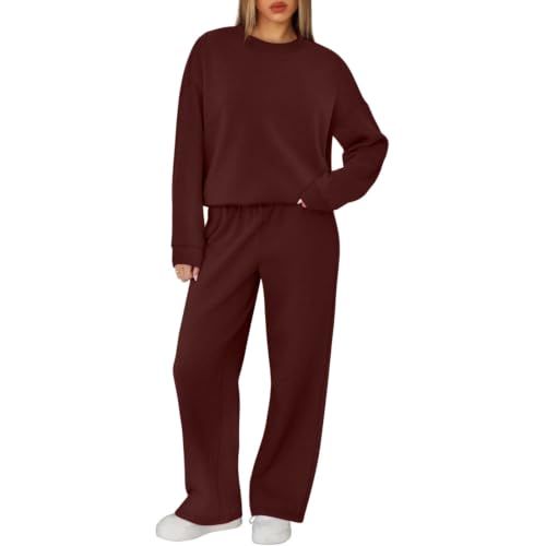 yakyamgi Women 2 Piece Set Sweatsuits Oversized Pullover Sets Fall Outfits - image 3