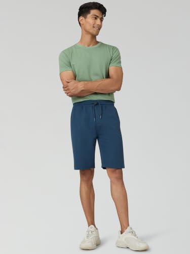 Image of XYXX Men's Nova Cotton Regular Fit Solid Shorts with Side Pockets and No Marks Waistband