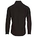 Nautica Slim Fit Mens Dress Shirts Long Sleeve Performance Polyester Fabric Wrinkle Free 4-Way Stretch Black Solid