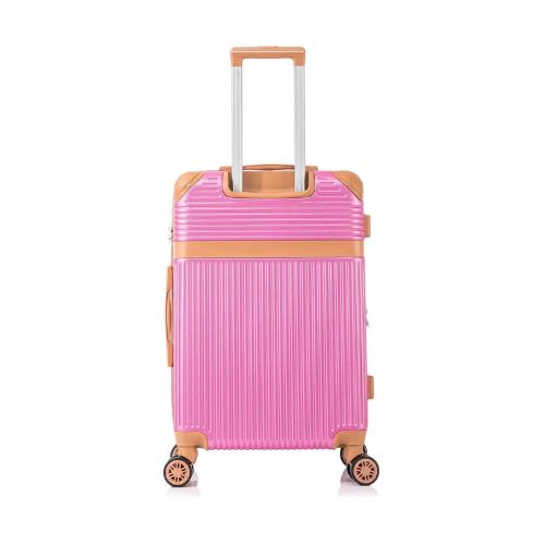 Mala de Viagem Médiaa de Despacho 23 kg Rígida ABS com 4 rodas duplas 360º e trava de segredo numéri