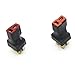 RWYRBNSL XT60 T-Plug Parallel/Series Adapter 2 Male to 1 Female / 1 Male to 2 Female(T Parallel 1F 2M)