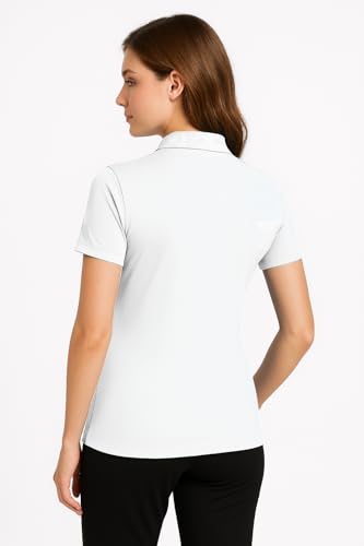 Image of Opna Women's Dry-Fit Golf Polo Shirts 3-Button Golf Polo's in 20 Colors XS-3XL Shirt