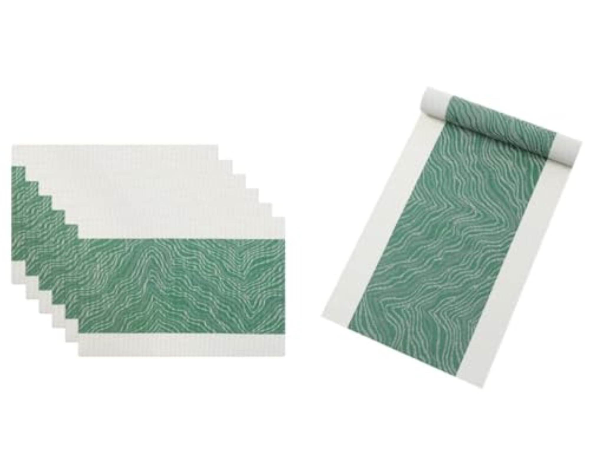 Modern Dining Ensemble Table Linens Set with Runner