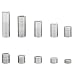 Produktbild OPIOL QUALITY® Distanzhülsen M3 (Ø Innen: 3,2 mm; Ø Außen: 6 mm; Länge: 12 mm) aus Aluminium (20 Stück) Abstandshalter Abstandshülsen Distanzbuchsen Aluhülse Abstandsbuchsen