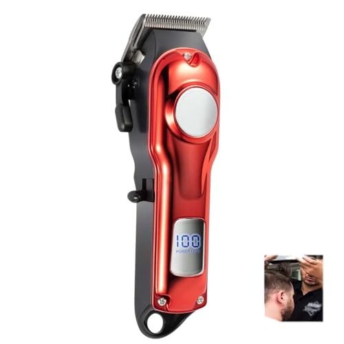 Tondeuse à barbe professionnelle avec autonomie prolongée et affichage digital LCD