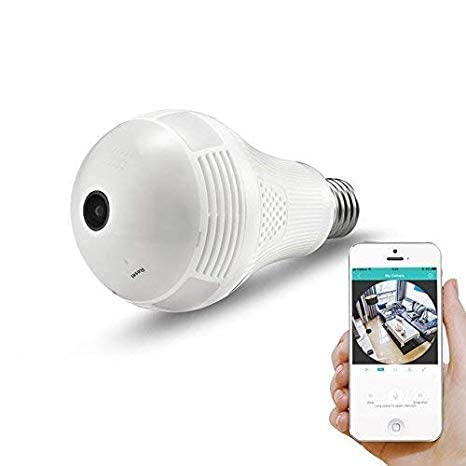 Asleesha Full HD Picture Bulb Home Security Camera 1080p AI Powered Motion Detection l Infrared Light Vision | 360° Panorama | Talk Back Feature (Bulb Camera)-image-38