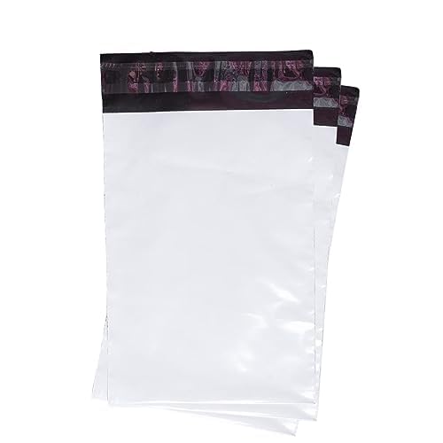 Image of BonKaso Poly Courier Bags 5x10 Inches with POD | 55 Microns Thickness | Tamper Proof & Waterproof | Durable Plastic Packaging Envelopes for Shipping - Pack of 200