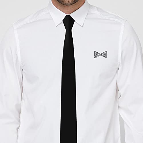 Image of Men's Oxford Matt Neckties Solid Color for Adults Tuxedo Classic Design, by Bow Tie Hosue