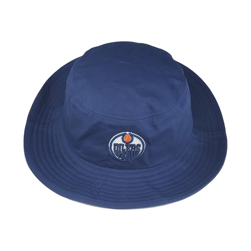 Edmonton Oilers NHL Officially Licensed Bucket Hat Trainer Icon Team Color