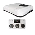 NEKPOKKA 12V roof air conditioner rv ac unit cooling/heating 2-in-1 silent ultra-thin air conditioner for camping vehicles, school buses, buses, trailers, RVs, vans, trucks, etc (12, Volts (DC))