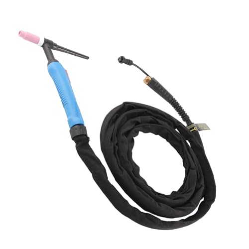 Torche de Soudage TIG, Câble Flexible WP-26 4 Mètres, Résistance à Haute Température, Conception Ergonomique, Installation Facile pour Divers Métaux