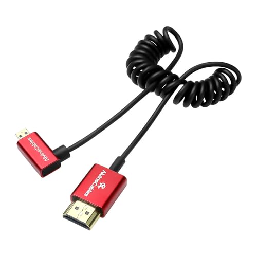 Alvin's Cables 8K 2.1 Cable HDMI Micro-HDMI a HDMI Cable Ultrafino 48Gbps Alta Velocidad para Atomos-Ninja-V 4K-60P Grabación para Canon-R5C|R5|R6 para Sony a7R a7 IV Cámaras 70cm/27.6inches - imagen 6