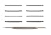 8 Spring Bar Pins For 24mm Watch Band, Spring Bar Tool Included