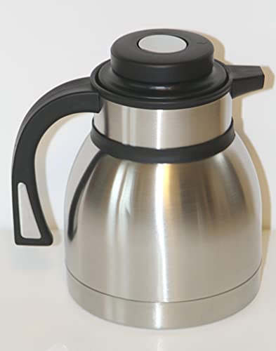 Termo, acero inoxidable, tamaño a elegir, 1,2 L o 2 l, acero inoxidable, plata, 1,2 L Cover