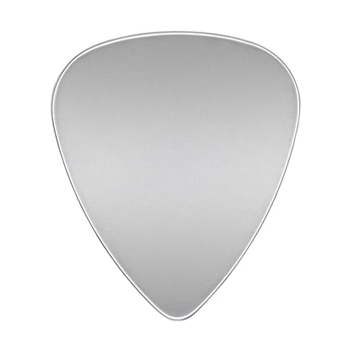 Exotic Plectrums Stainless Steel Guitar Or Bass Pick - 0.30 mm Light Gauge - 351 Shape - Specialty...