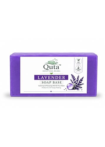 Image of Lavender Glycerin Soap Base 950 g - Relaxing Soothing Melt & Pour Soap Base for DIY Soap Making - SLS & Paraben Free