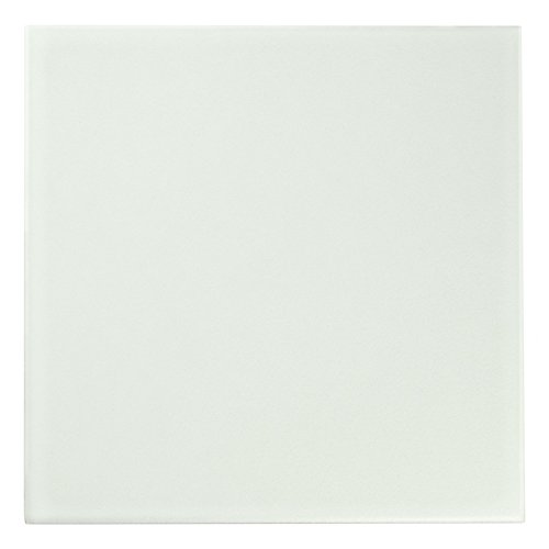SomerTile FRC8REVW Reveil Ceramic Floor and Wall, 7.75" x 7.75", White Tile, 25
