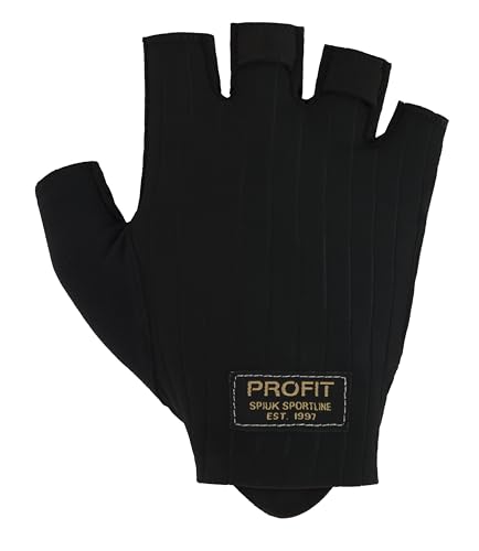 Guante corto Profit Summer contra manos dormidas ciclismo unisex negro M