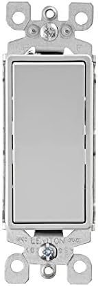 ThunderWay Single Pole Decorative Light Switch – 15A, 120/277V, Residential Grade, Rocker Style, UL Listed, Pack Of 20 - View #13