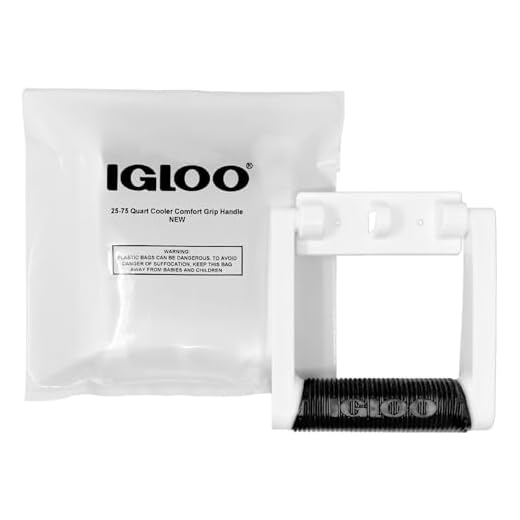 Igloo Premium Comfort Rubber Grip Swing-Up Handle, 25-75 Qt Coolers