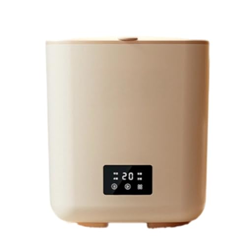 AOPIPI 全自動ミニ洗濯機と乾燥機、ミニ10L、LEDタッチパネル、ステンレススチールタブとケアモードを備えたポータブル、靴下、下着、タオルなどのアイテムに最適、一人暮らし、介護、家庭用、オフィス、旅行、寮に適しており、水、時間、ストレージを節約します