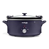 Crock-Pot 10QT Manual CNC Slow Cooker, Purple Basil