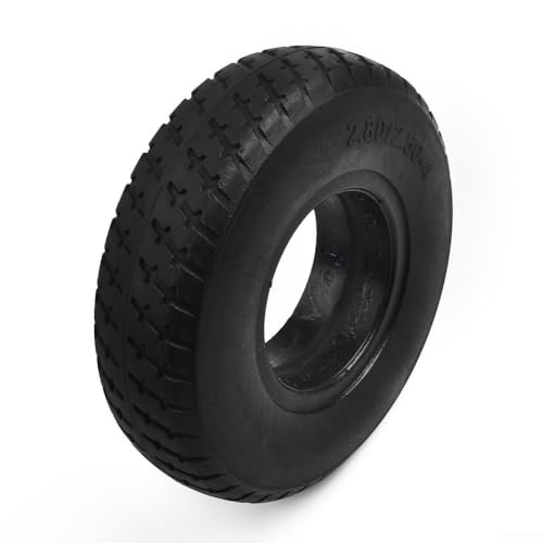 Solid Tire, 2.80/2.50-4 Elder Mobility Electric Scooter Wheels Non-inflable Polyurethane Rubber