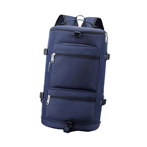 Sac de sport imperméable bleu foncé fini les affaires mouillées à la gym