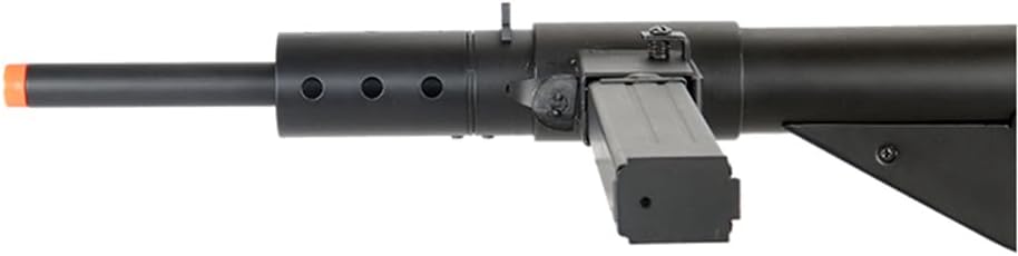 AGM Airsoft MP058 MKII STEN AEG WWII British Full Metal Airsoft SMG - Black-Battery & Charger Included