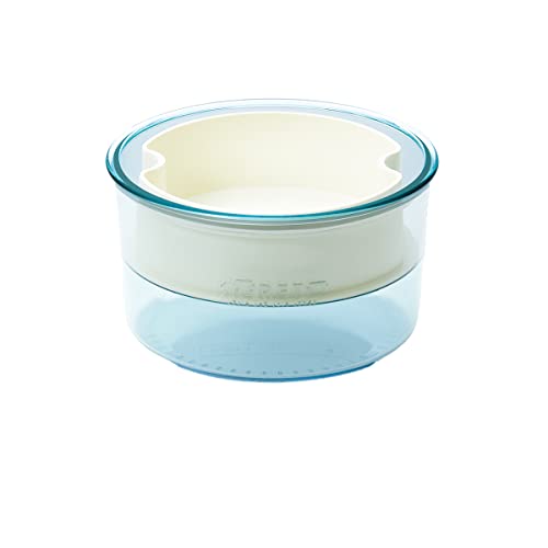 天馬 弁当箱 コレト ランチポット 本体深 ガラス風 (中容器付き) 13.1×12.7×7.2㎝（Amazon）
