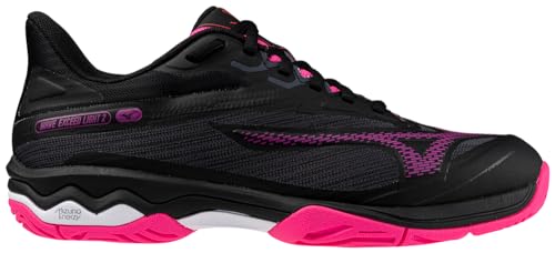 Mizuno Wave Exceed Light 2 Ac feminino, Tetra preto e rosa, 37