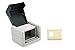 DIGITUS Insert for Data Junction Box with Hinged Lid - Holder for Keystone Module - IP44 - For DN-93844-OD