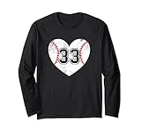 Photo Gallery baseball heart player #33 baseball mamma papà maglia numero 33 maglia a manica Photo Gallery baseball heart player #33 baseball mamma papà maglia numero 33 maglia a manica