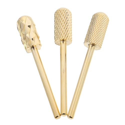 DECHOUS set de 3 fresas de tungsteno para manicura y pedicura