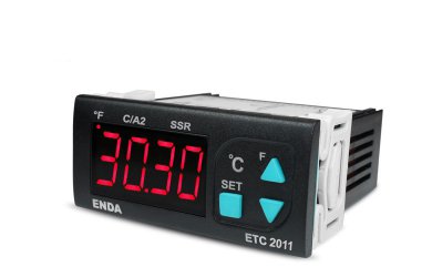 Sensorshop24 Regulador de Temperatura PID para Elementos térmicos de Tipo J, K, T, S y R 230 Vac.