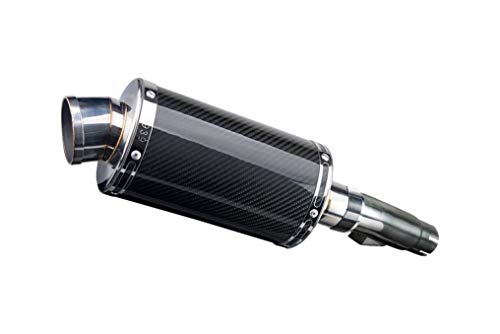 Delkevic Aftermarket Slip On compatible with Honda NC750 & NC700 DS70 9" Carbon