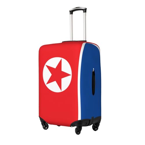 Flag of North Korea Travel Luggage Cover Suitable for 18-32 Inch luggage2